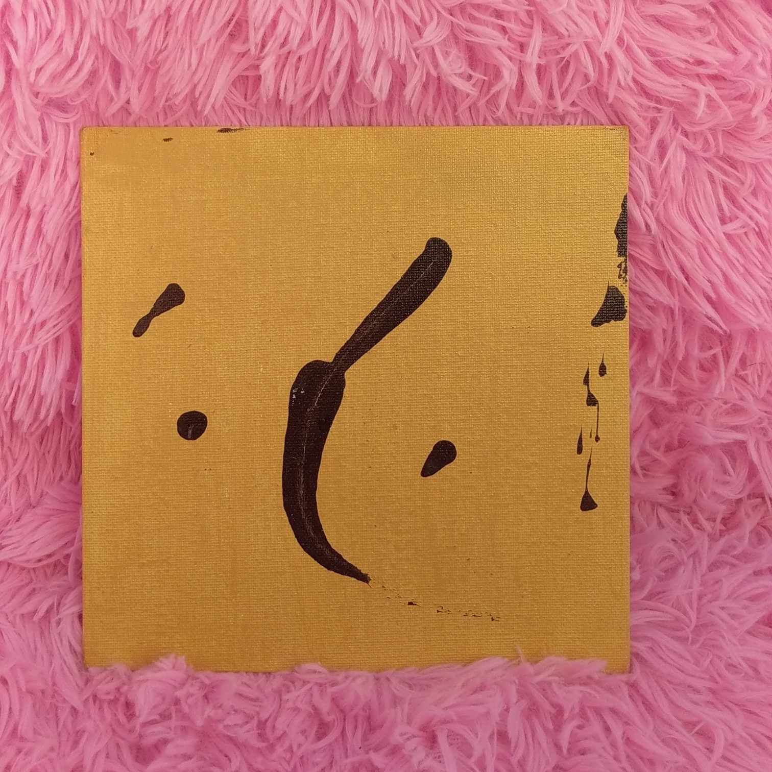Abstract Gold — Acrylic Painting by Sydney Nova, abstract, fluid art, glitter