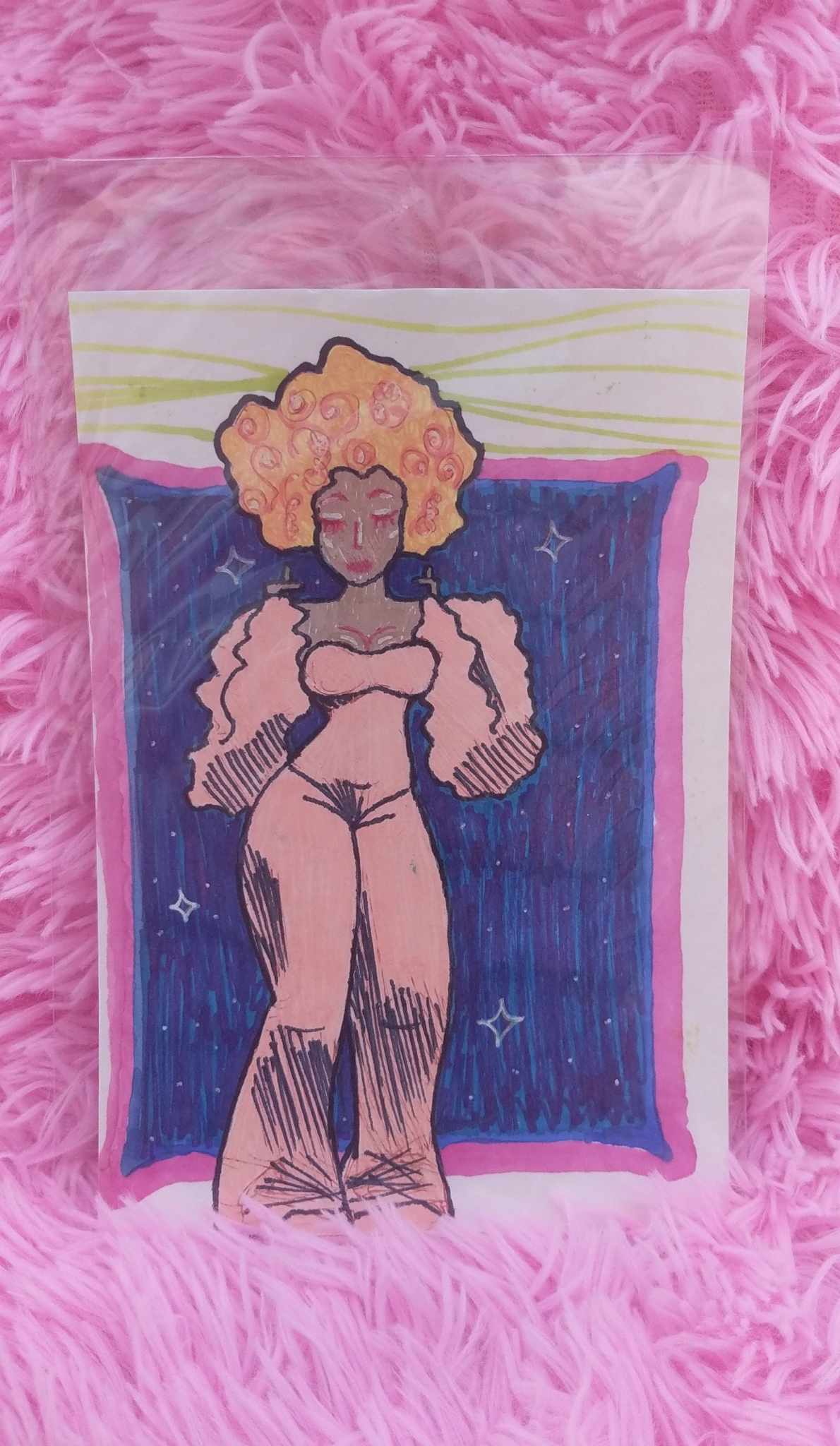 Ice Spice- Boys a Liar p2 — Painted Journal Page by Sydney Nova, cute, fanart, fashion